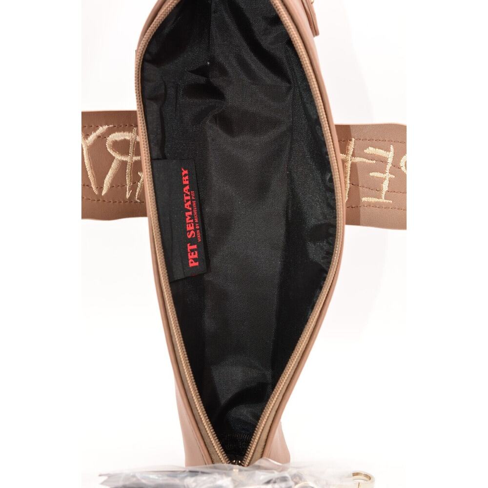 Vixen by Micheline Pitt Pet Sematary Cross Graveyard Cross Body Bag Purse NWT - Picture 15 of 15